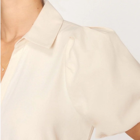 ⭐️Brochu Walker Havana dress⭐️ cream color size medium - Picture 4 of 11